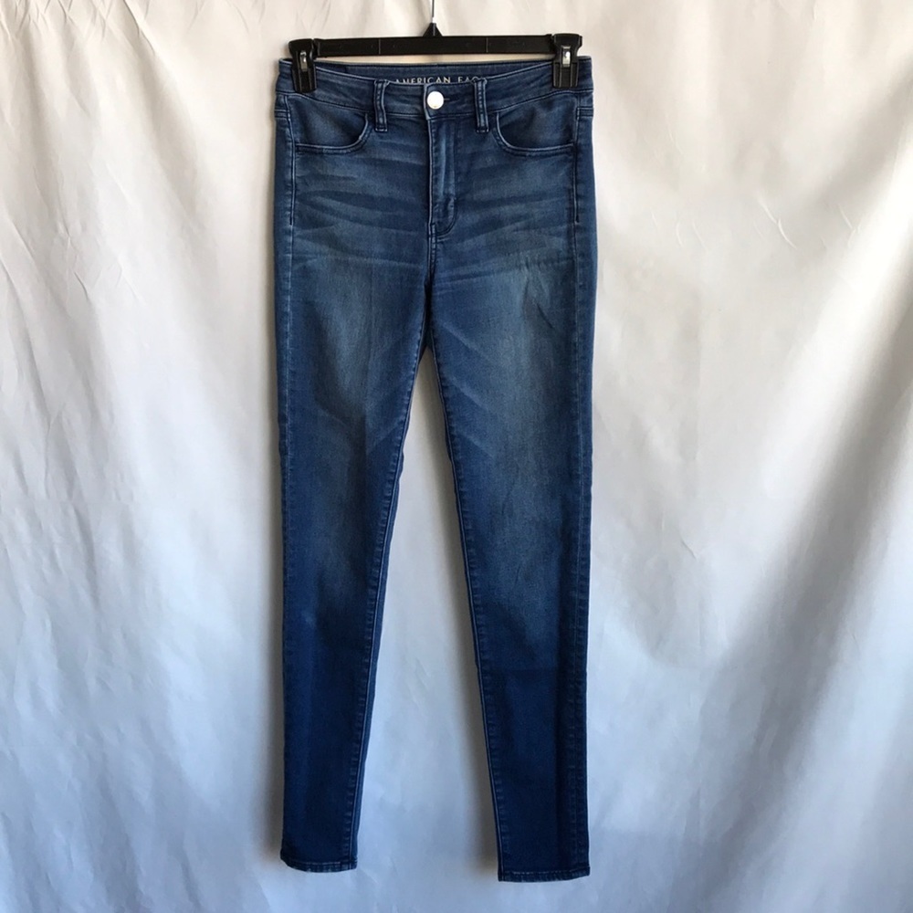 American Eagle Outfitters hi-rise jeggings, size 6 X-Long